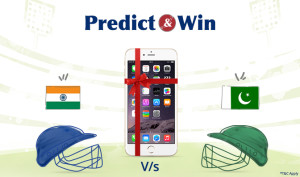 Paytm- Predict winning score of the India-Pakistan Match and get an iPhone 6 and Rs 100 Paytm Cash