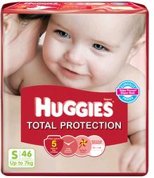 Snapdeal- Huggies Total Protection Diapers (small) Pack Of 46