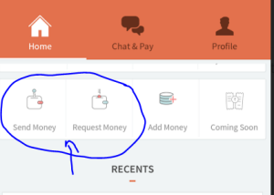 freecharge send or receive money from friends