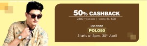 Crownit Get 50 cb on US Polo voucher