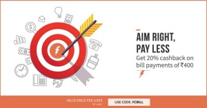 Freecharge Get 20cb on utility bill payments