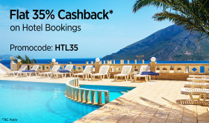 Paytm- Get flat 35 cashback on booking Hotels (No minimum value)