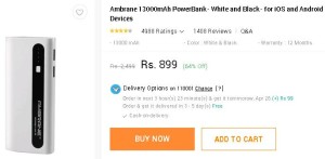 Snapdeal- Ambrane 13000mAh Power Bank1