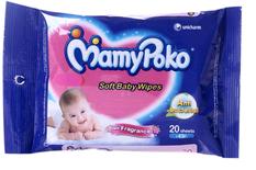 Snapdeal- Mamy Poko Pants Baby Wipes (20 Sheets)