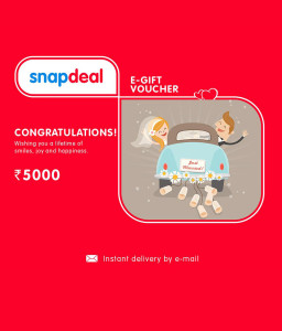 Snapdeal- Snapdeal E-Gift Cards at upto Rs 150 off