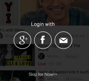 fame app login with facebook google or email