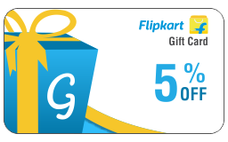 flipkart gift cards 5 off on giftscombo + 10 cashback via mobikwik