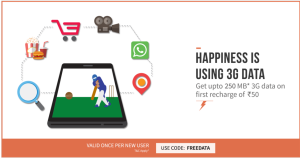 freecharge 3g data