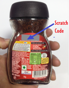 nescafe jar scratch paytm code back of pack