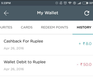 ruplee app mobikwik cash proof