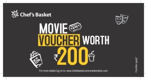 Chef's Basket White Sauce Pasta and Soup Dinner Kit for 2 - Get Movie Voucher worth Rs. 200 Free