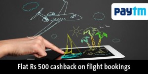 Cleartrip– Get flat Rs 500 cashback on booking Flights of Rs 3500 via Paytm wallet