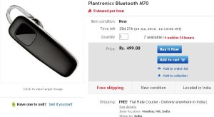 Plantronics discount m70 price