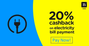 Niki App-Get upto 20% Cashback on Postpaid, DTH, Electricity bill Payments2