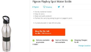 Paytm- Buy Pigeon Playboy Sport Water Bottle21