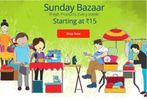 Paytm Sunday Bazaar- Grab jaw dropping deals at just Rs 15