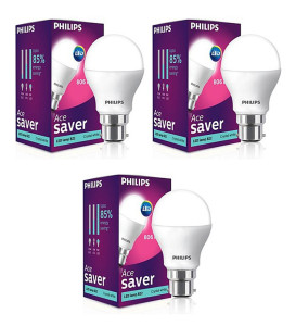 Pepperfry- Buy Philips White 9W LED Bulb (Set of 3)