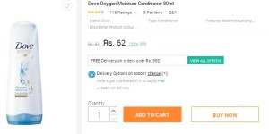 Snapdeal- Buy Dove Oxygen Moisture Conditioner1