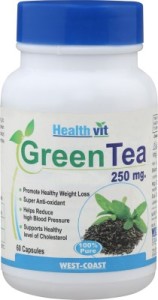 Snapdeal- Healthvit Green Tea 100% Pure Natural Healthy 60 Capsules