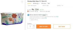 Snapdeal- Buy Himalaya Baby Wipes1