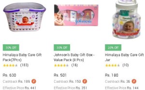 Snapdeal- Buy Himalaya & Johnson's Baby Products at Flat 30% Off with Free shipping1