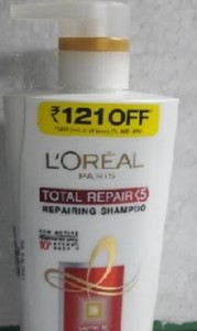 Snapdeal- Buy L'oreal Paris Total Repair 5 Shampoo