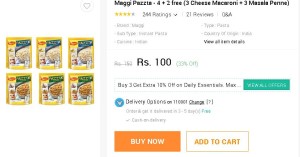 Snapdeal- Buy Maggi Pazzta