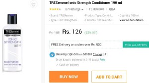 Snapdeal- Buy TRESemme Ionic Strength Conditioner1