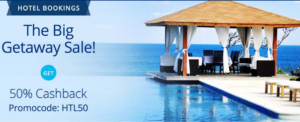 paytm the big getaway sale get flat 50 cashback on booking hotels