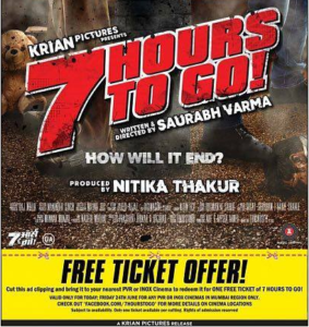 7 hours to go Free ticket