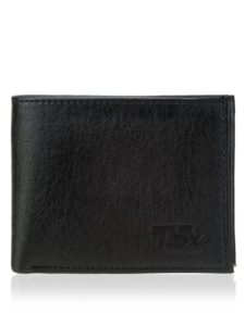 Amazon TSX Men's Black Faux Leather Wallet