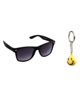 Buy Night Vision Unisex Wayfarer Sunglasses Key Chain Combo at Rs 120 Only