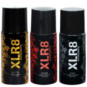 Buy XLR8 Deodorant Body Spray for Men Combo