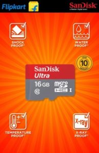 Flipkart SanDisk Ultra 16 GB MicroSDHC Class 10