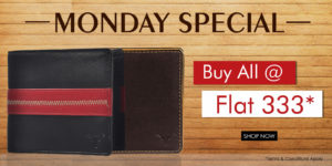 Hidekraft- Buy any leather Wallet at Rs 333 only