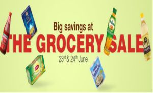 amazon the great grocery sale 23-24th june upto 50 off