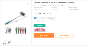 selfie stick at Rs 65