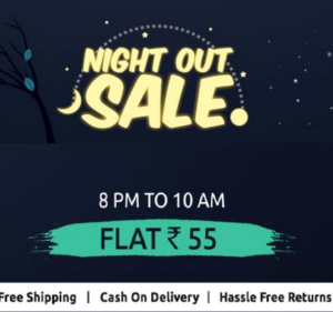 shopclues night out sale flat Rs 55 offer