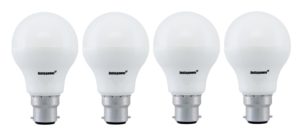 Amazon - Buy Instapower Base B22 9-Watt LED Bulb (Cool Day Light and Pack of 4) at Rs 600 Only