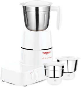 Amazon - Buy Maharaja Whiteline Alfa MX-153 500-Watt Mixer Grinder (White) at Rs 1,499 Only