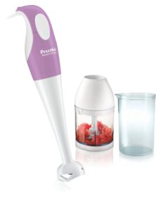 Amazon - Buy Preethi Blend-N-Chop HB-801 250-Watt Hand Blender (Purple-White) at Rs 1,110 Only