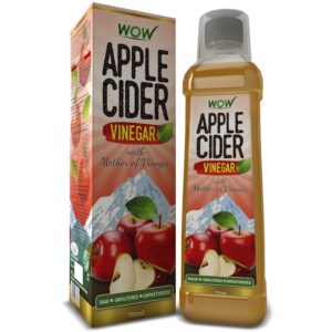 Amazon - Buy Wow Apple Cider Vinegar - 750 ml (Pack of 1) at Rs 225 Only + Free Delivery