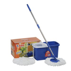 Amazon Gala Spin mop with easy wheels and bucket for magic 360 degree cleaning (with 2 refills)