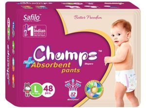 Snapdeal - Buy Champs High Absorbent Pants Large (48 Pieces) For Rs 419 Only