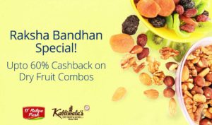 Paytm Get upto 66% cb on Dry Fruits