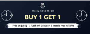 Shopclues Night Out Sale - Buy Daily Essentials with Buy 1 Get 1 Free Offer + Free Shipping