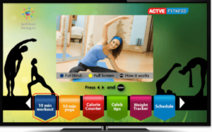 tatasky actve fitness pack at Re 1 only for 30 days