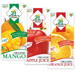 24 organic mantra fruit juices flat 40 off at amazon