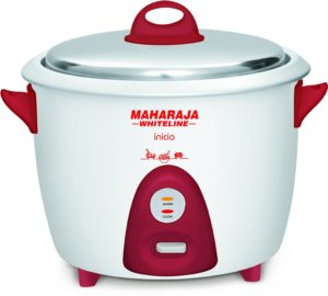 Amazon - Buy Maharaja Whiteline Inicio 700-Watt Multi Cooker (Red-White) at Rs 1,200 only