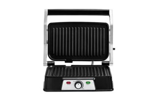 Amazon - Buy Oster CKSTPM129 1500- Watt Panini Maker with Grill (Black and Silver) at Rs 2349 only